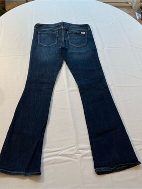 Retro Rugged Dark Blue Women's Bootcut flare Jeans size 8